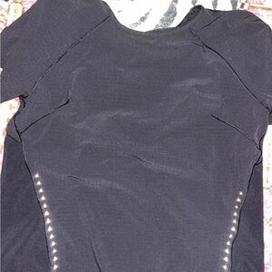 lululemon athletica Black Crop Top